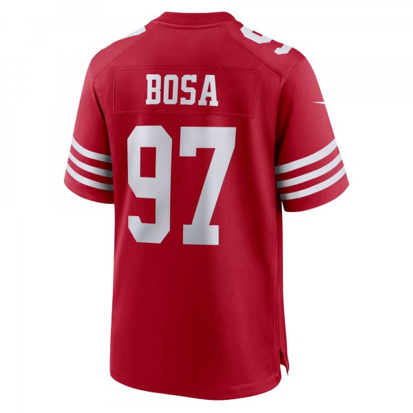 Men's San Francisco 49ers Nick Bosa Nike Scarlet Player Game Jersey