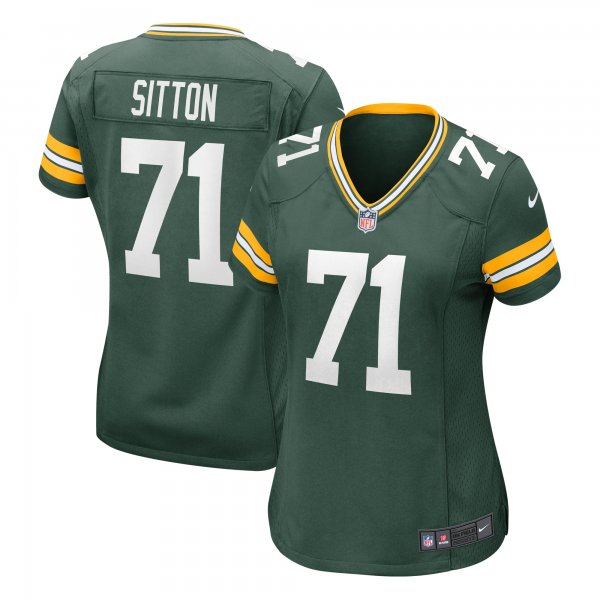 Women's Green Bay Packers Josh Sitton Nike Green Retired Game Jersey