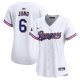 Women's Texas Rangers #6 Josh Jung Nike White 2024 Gold Collection Limited Player Jersey