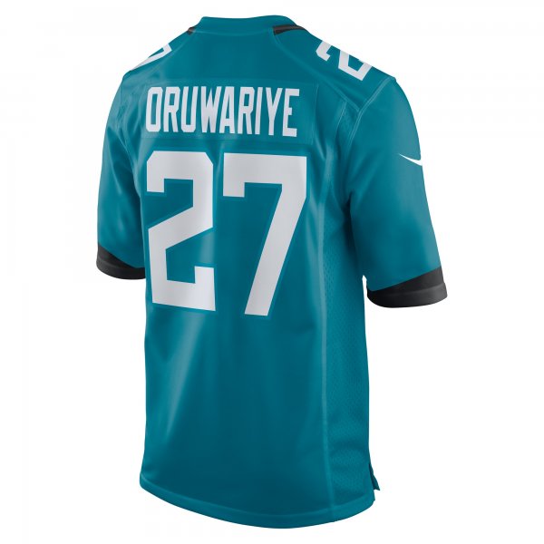 Men's Jacksonville Jaguars Amani Oruwariye Nike  Teal  Game Jersey