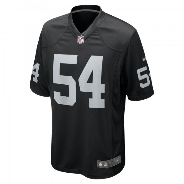 Men's Las Vegas Raiders Netane Muti Nike  Black Team Game Jersey