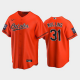 Men's Baltimore Orioles #31 Cedric Mullins 2021 All-Star Game Cool Base MLB Home Jersey - Orange