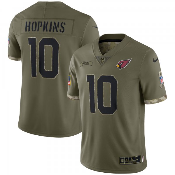 Men's Arizona Cardinals Nike Olive 2022 Salute To Service Limited Jersey