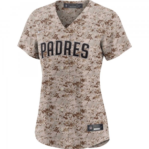 Women's San Diego Padres Manny Machado Nike Camo USMC Alternate Replica Player Jersey