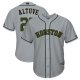 Men's Houston Astros #27 Jose Altuve Majestic Gray 2018 Memorial Day Cool Base Player MLB Jersey