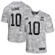 Youth Green Bay Packers #10 Jordan Love Nike Arctic Camo 2024 Salute to Service Game Jersey