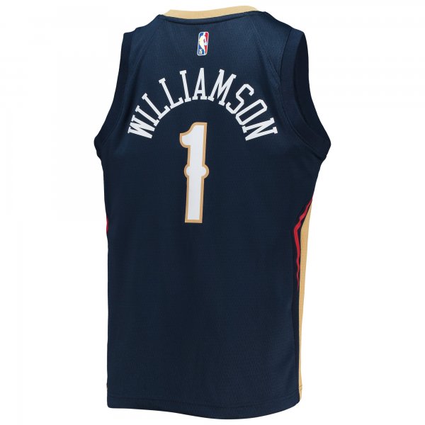 Youth New Orleans Pelicans Zion Williamson Nike Navy 2021/22 Diamond Swingman Jersey - Icon Edition