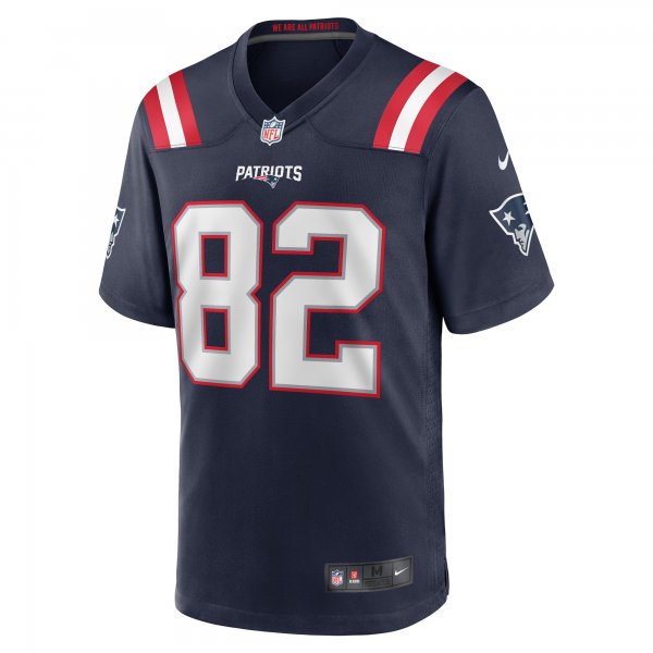 Men's New England Patriots T.J. Luther Nike  Navy Team Game Jersey