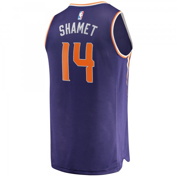 Men's Phoenix Suns Landry Shamet Fanatics Purple Fast Break Replica Jersey - Icon Edition