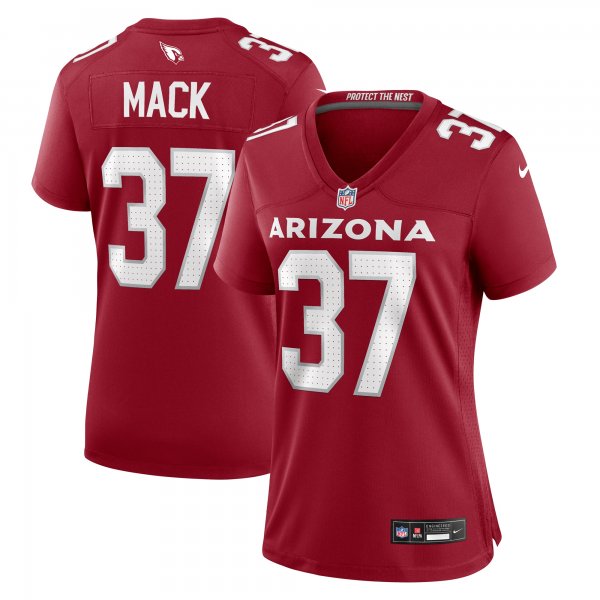 Women's Arizona Cardinals Marlon Mack Nike  Cardinal Team Game Jersey