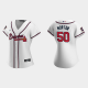 Women's Atlanta Braves #50 Charlie Morton White 2021 MLB All-Star Game Jersey