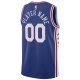 Men's Philadelphia 76ers Nike Blue Swingman Custom Jersey - Icon Edition