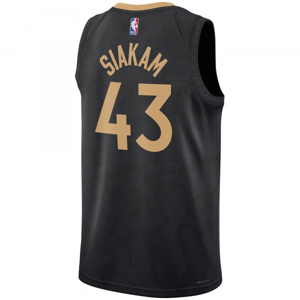 Unisex Toronto Raptors Pascal Siakam Nike Black 2022/23 Swingman Jersey - City Edition