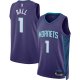 Unisex Charlotte Hornets LaMelo Ball Jordan Brand Purple Swingman Jersey - Statement Edition