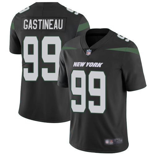 Men's New York Jets #99 Mark Gastineau Black Alternate Stitched Nike NFL Vapor Untouchable Limited Jersey