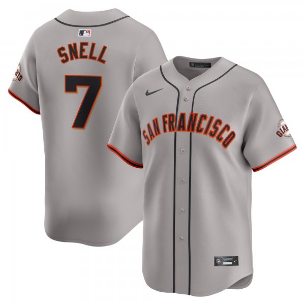 Men's San Francisco Giants Blake Snell Nike Gray Away Limited Jersey