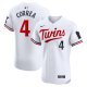 Men's Minnesota Twins Carlos Correa Nike White Home Elite Jersey