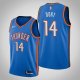 Men's 2019-20 Oklahoma City Thunder Luguentz Dort #14 Blue NBA Jersey