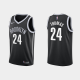 Men's Brooklyn Nets #24 Cameron Thomas Black NBA 2019/20 Swingman Icon Edition NBA Jersey