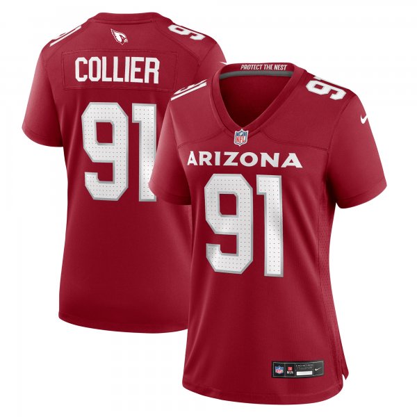 Women's Arizona Cardinals L.J. Collier Nike Cardinal Nike Women's Team Color Jersey