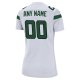 Women's Nike White New York Jets Custom Game Jersey