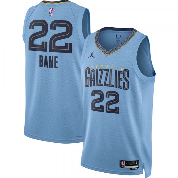 Unisex Memphis Grizzlies Desmond Bane Jordan Brand Light Blue Swingman Jersey - Statement Edition