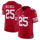 Men's San Francisco 49ers Elijah Mitchell Nike Scarlet Vapor F.U.S.E. Limited Jersey