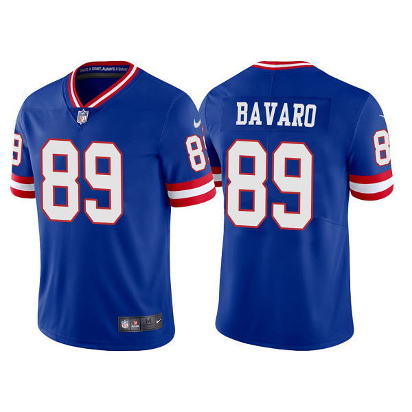 Men's Nike NFL New York Giants Mark Bavaro 2022 Classic Vapor Limited Retired Player Jersey - Royal