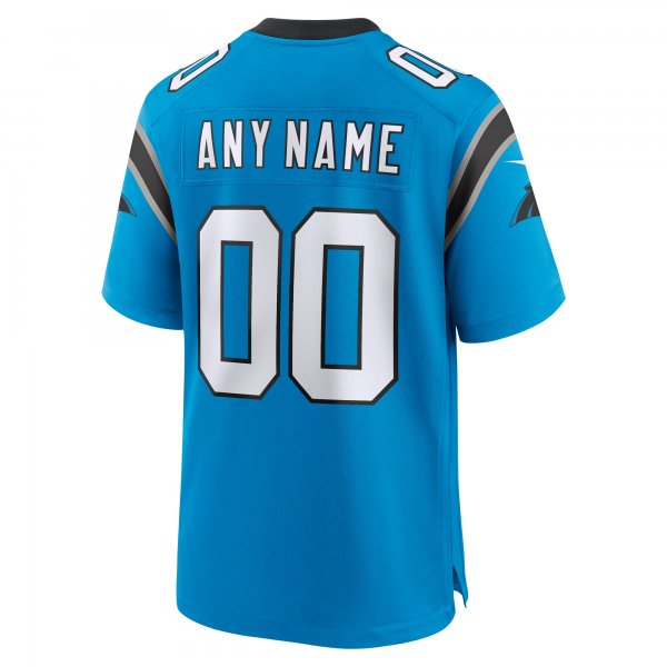 Men's Carolina Panthers  Nike Blue Alternate Custom Game Jersey