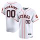 Men's Houston Astros Nike White Home Limited Custom Jersey