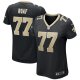 Women's New Orleans Saints Willie Roaf Nike Black Game Retired Player Jersey