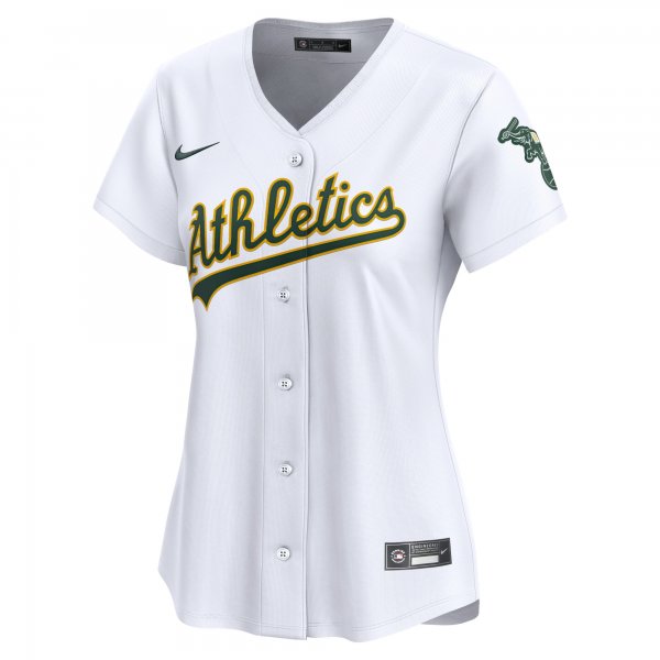 Women's Oakland Athletics  Nike White 2024 Jackie Robinson Day Home Limited Jersey