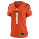 Women's Cincinnati Bengals Ja'Marr Chase Nike Orange Game Jersey