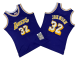 Men's Los Angeles Lakers #32 Orlando Magic Johnson Purple 1984-85 Mitchell and Ness Stitched Youth NBA Jersey