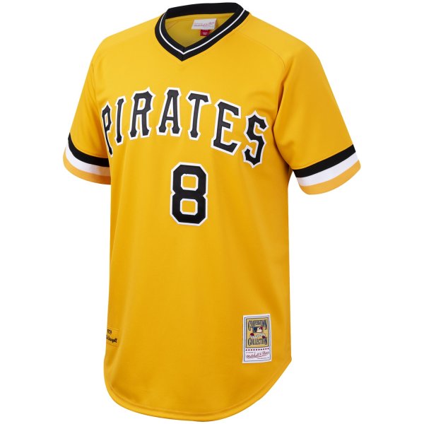 Willie Stargell Pittsburgh Pirates Mitchell & Ness Cooperstown Collection Jersey - Gold