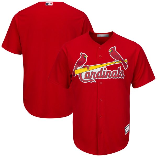 Men's St. Louis Cardinals Red Big & Tall Replica Team Jersey