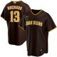 Men's San Diego Padres Manny Machado Nike Brown Alternate Replica Player Jersey