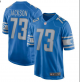 Men's Nike Detroit Lions #73 Jonah Jackson Blue Game NFL Jersey