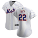 Women's New York Mets #22 Brett Baty Nike White Home Cool Base Jersey