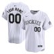 Men's Colorado Rockies Nike White Home Limited Custom Jersey