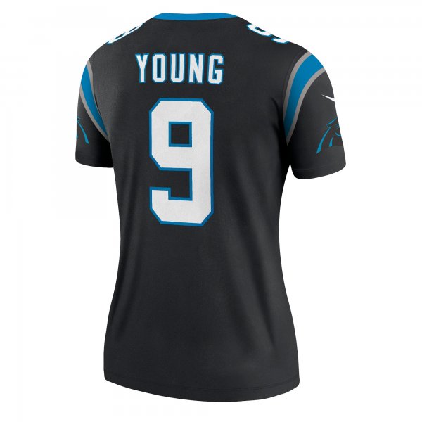 Women's Carolina Panthers Bryce Young Nike Black  Legend Jersey