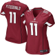 Nike Arizona Cardinals #11 Larry Fitzgerald Red Team Color Women's NFL Game Jersey