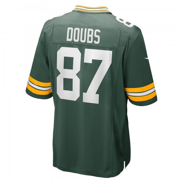 Men's Green Bay Packers Romeo Doubs Nike Green Game Player Jersey