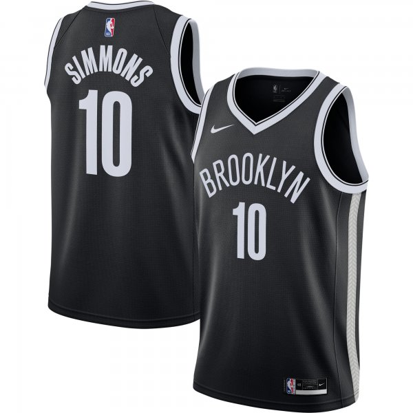 Brooklyn Nets Ben Simmons Nike Black 2021/22 Swingman Jersey - Icon Edition