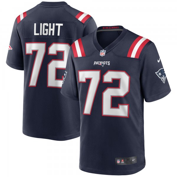 Men's New England Patriots Matt Light Nike Navy Game Retired Player Jersey