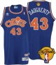 Men's Cleveland Cavaliers #43 Brad Daugherty Blue CAVS Throwback The Finals Patch Stitched NBA Jersey