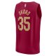 Men's Cleveland Cavaliers Isaac Okoro Fanatics Wine Fast Break Replica Jersey - Icon Edition