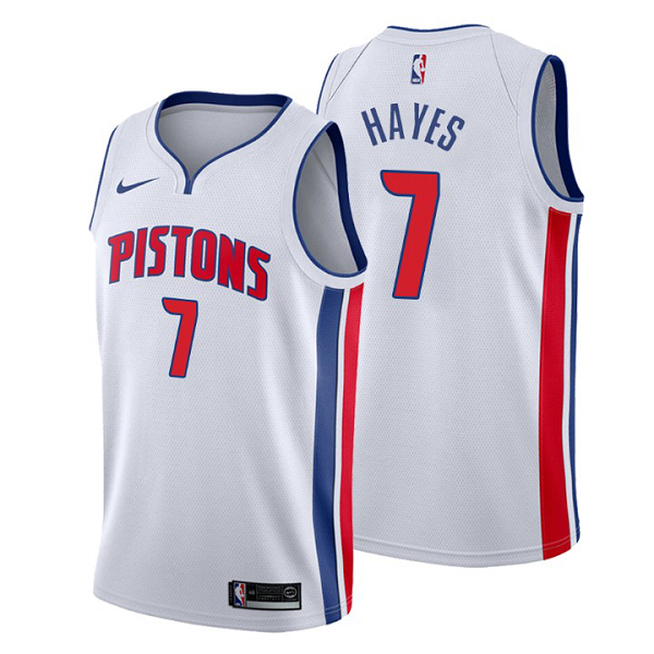 Men's Detroit Pistons #7 Killian Hayes White 2021 NBA Draft Classic Edition Jersey