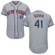 Men's New York Mets #41 Tom Seaver Grey Flexbase Collection Stitched MLB Jersey