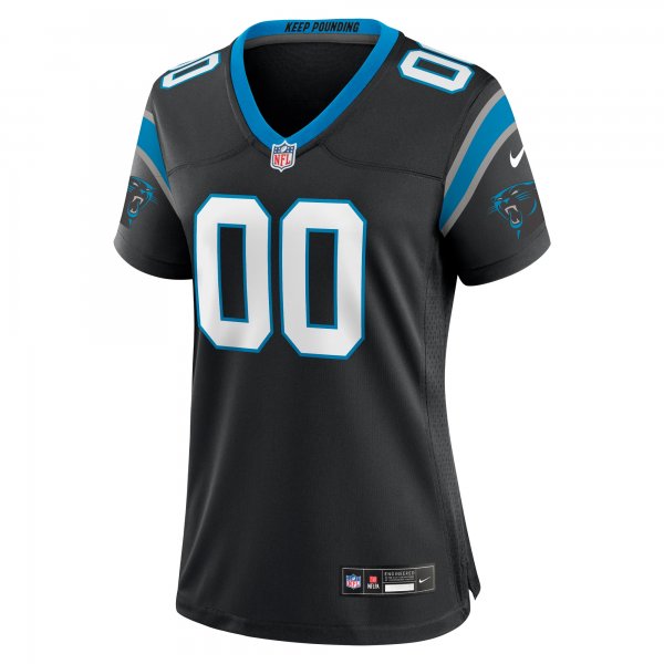 Women's Carolina Panthers Nike Black Custom Game Jersey